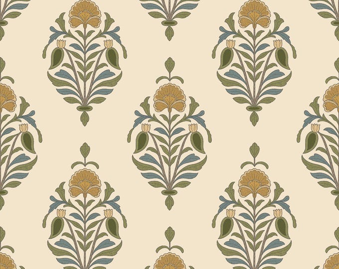 COTTAGE SKETCHBOOK Collection * 11-115 * ELOWEN * 24x24 repeat * Country * Farmhouse * Cottage * Antique * Artsy * Sketch * Rustic *