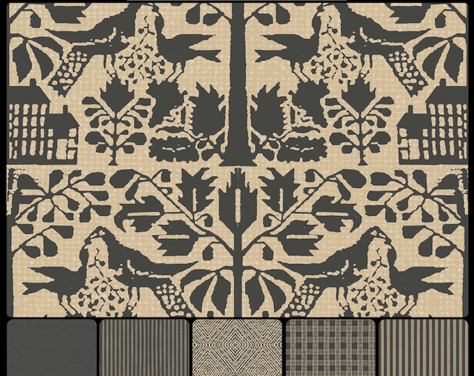 AMERICAN COVERLET Collection * 02-117 * QUAKERTOWN Coverlet Pattern *  Amazing Design Inspired by Antique Coverlet Fragment