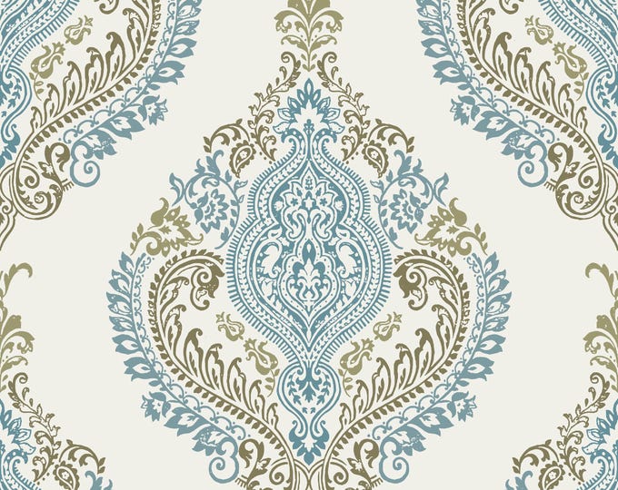 BOMBAY CoLLECTION * DIAMOND HARBOUR Pattern in any custom color * 24x24 repeat