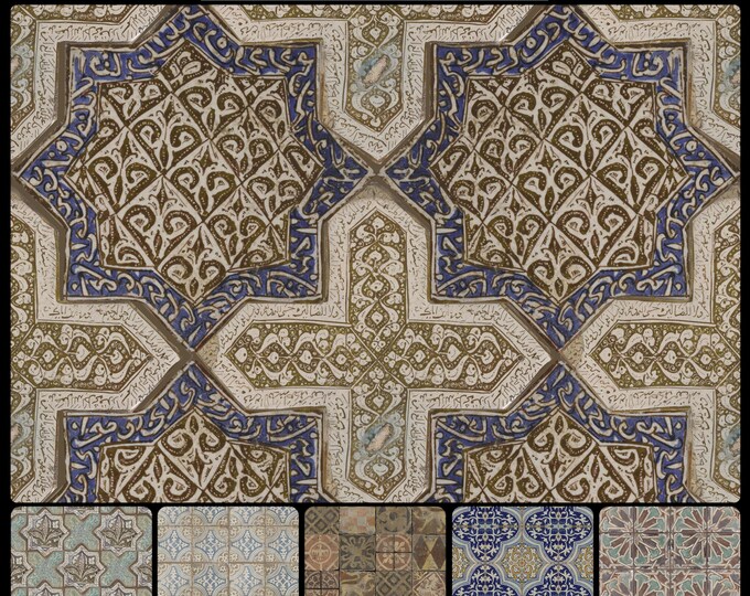 ANCIENT TILES * 13-102 * TRIPOLI Inspired by Ancient Tile fragments