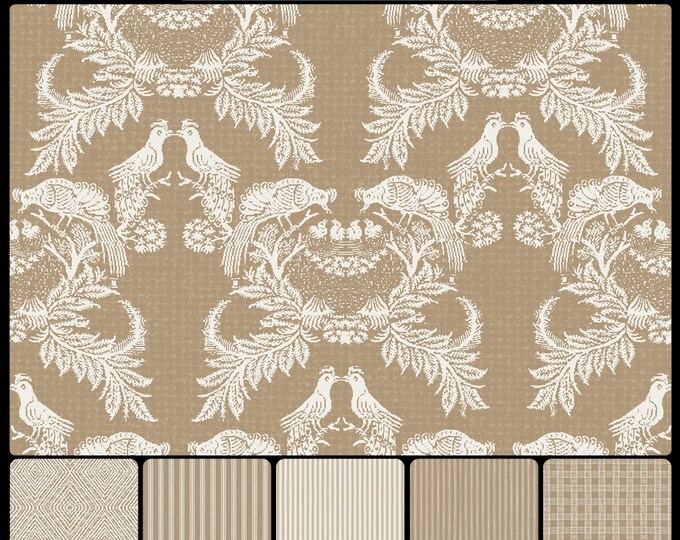 AMERICAN COVERLET COLLECTION * 02-112 * Lebanon Coverlet Pattern * Design Inspired by Antique Coverlet from Piqua, Ohio * Circa 1852