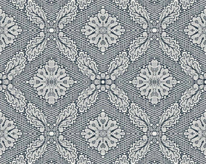 JERSEY WALLPAPER DESIGN *  Oak Leaves on Diagonal * Antique Design Inspired by Antique Coverlet Fragment