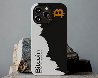 Bitcoin Iphone Case Minimalistic Price Chart Design - Slim Case For Iphone 15, 14, 13