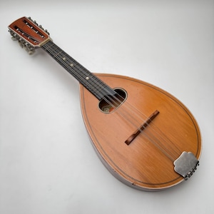 Vintage Wooden 8-String Mandoline by Plum Blossoms