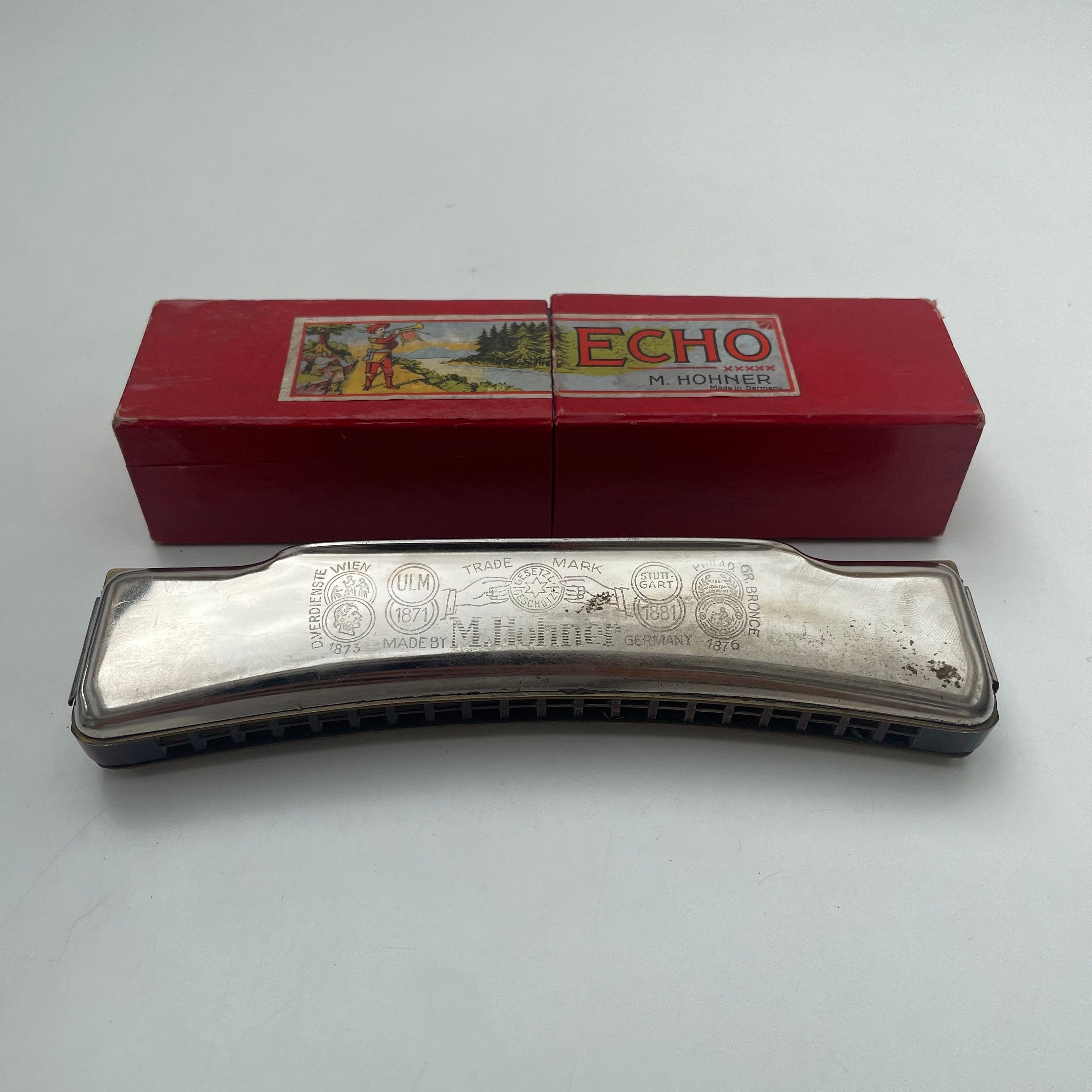Hohner ホーナー社　ハーモニカ　Echo bell 箱付き Hohner ホーナー社 ハーモニカ Echo bell 箱付き ホーナー社