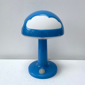 Vintage Ikea Skojing Lamp - Blue Cloud