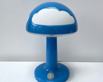 Vintage Ikea Skojing Lamp - Blue Cloud
