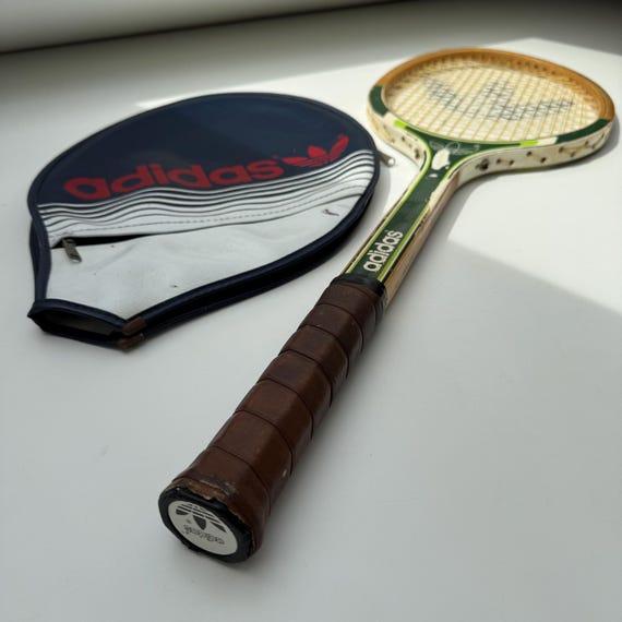 Ancienne raquette de tennis SLAZENGER, raquette en bois, raquette et housse, raquette de collection - France