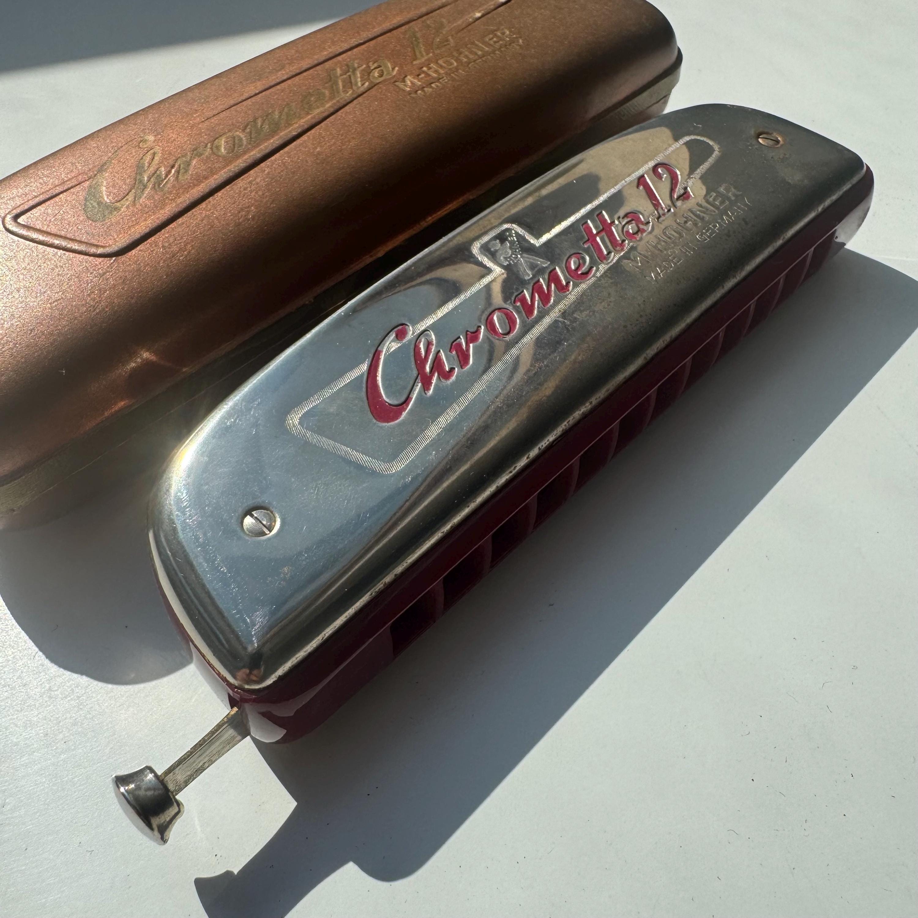 Vintage Hohner Chrometta 12 Harmonica - Key of C, Original Box - Etsy