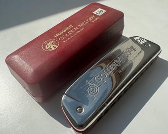 Vintage Hohner Echo Vamper Bell Metal Reed Harmonica - Key of G - Etsy