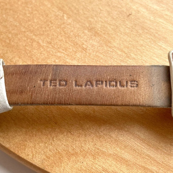 Women watch Ted Lapidus Original leather bracelet… - image 5