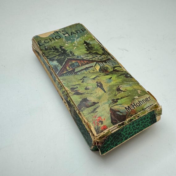 Vintage Hohner Echo Bell Metal Reed Harmonica – Original Box - Etsy