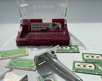 Vintage Gillette baardscheermesset - originele doos inbegrepen