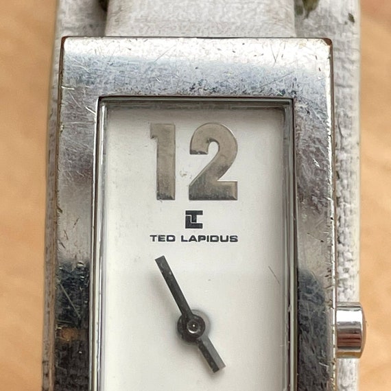 Women watch Ted Lapidus Original leather bracelet… - image 3