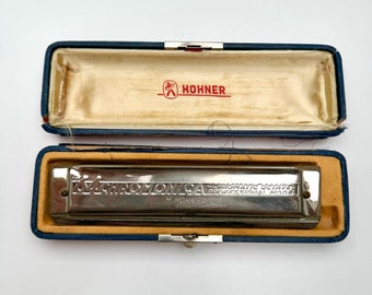 A Boxed Yamaha Chromatic Harmonica No 1200