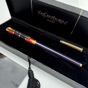 ヴィンテージ イヴ・サンローラン 万年筆：1984年製 フランス製 高級品