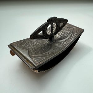 Carta assorbente per inchiostro in metallo decorato vintage / Strumento di scrittura antico / Carta assorbente per calligrafia classica / Decorazione da ufficio da collezione