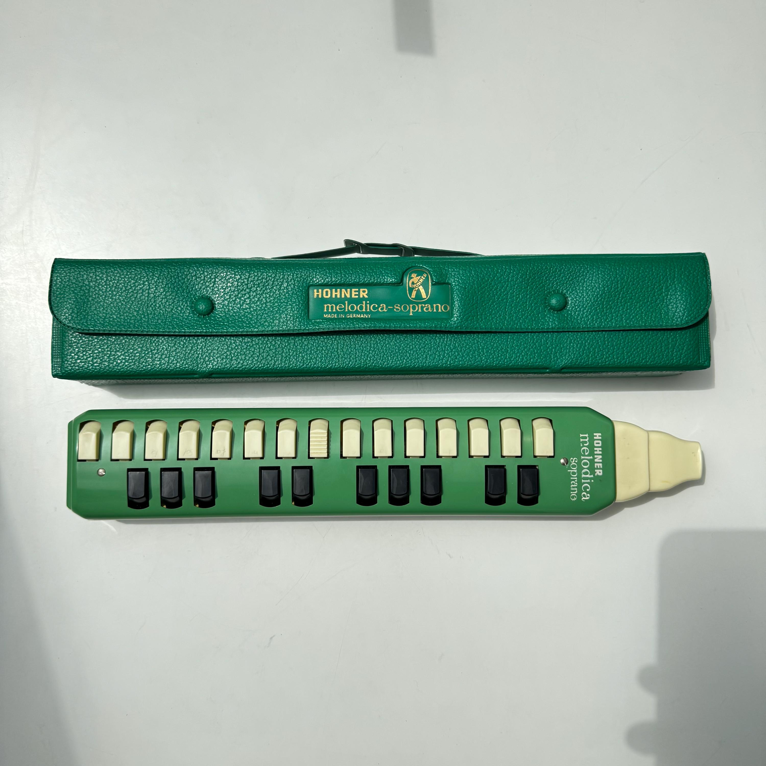 Vintage Hohner Soprano Melodica Harmonica/flute - Green, 1970s - Etsy