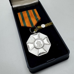 Silver Order of the Oak Crown from the Grand Duchy of Luxembourg