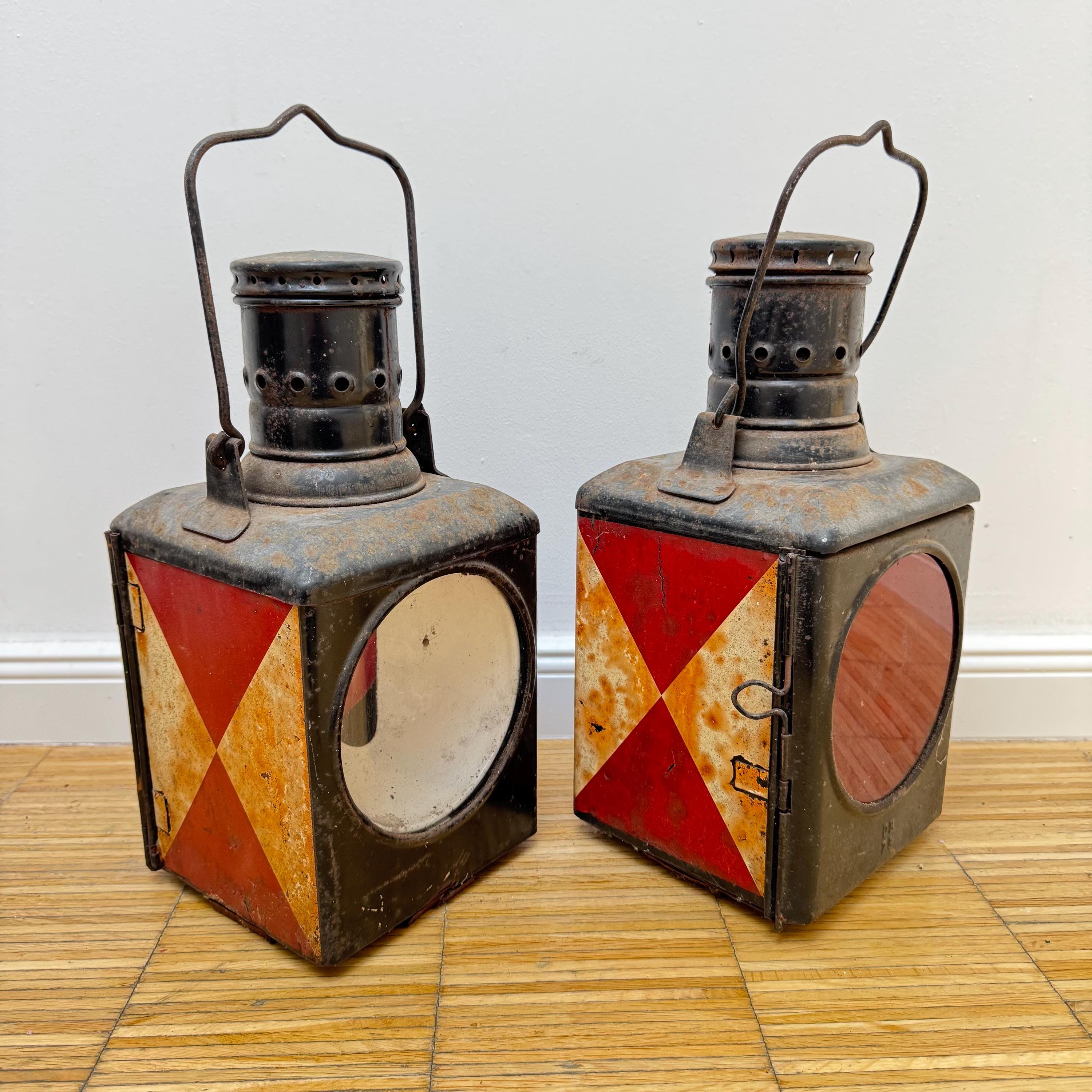 Antique railway lantern - Etsy 日本