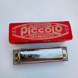Vintage Hohner Marine Band Munharmonika - Modell 364, C-dur, Originalkartong