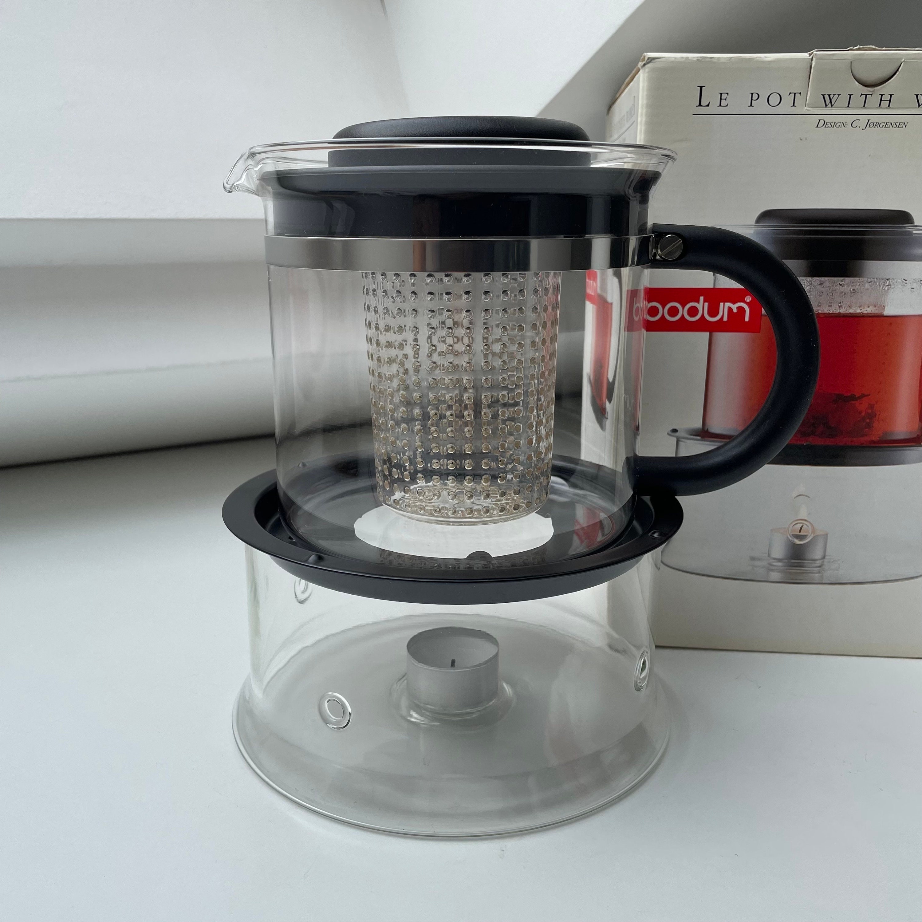 Bodum Teapot With Infuser and Teapot Warmer Etsy UK