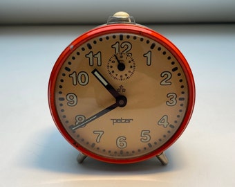 Vintage Peter Circle Alarm Clock - Made in Germany