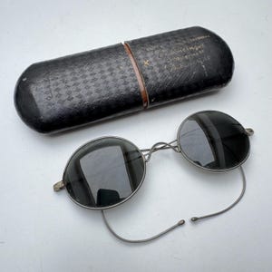 Vintage Pair of French Sunglasses with Original Case