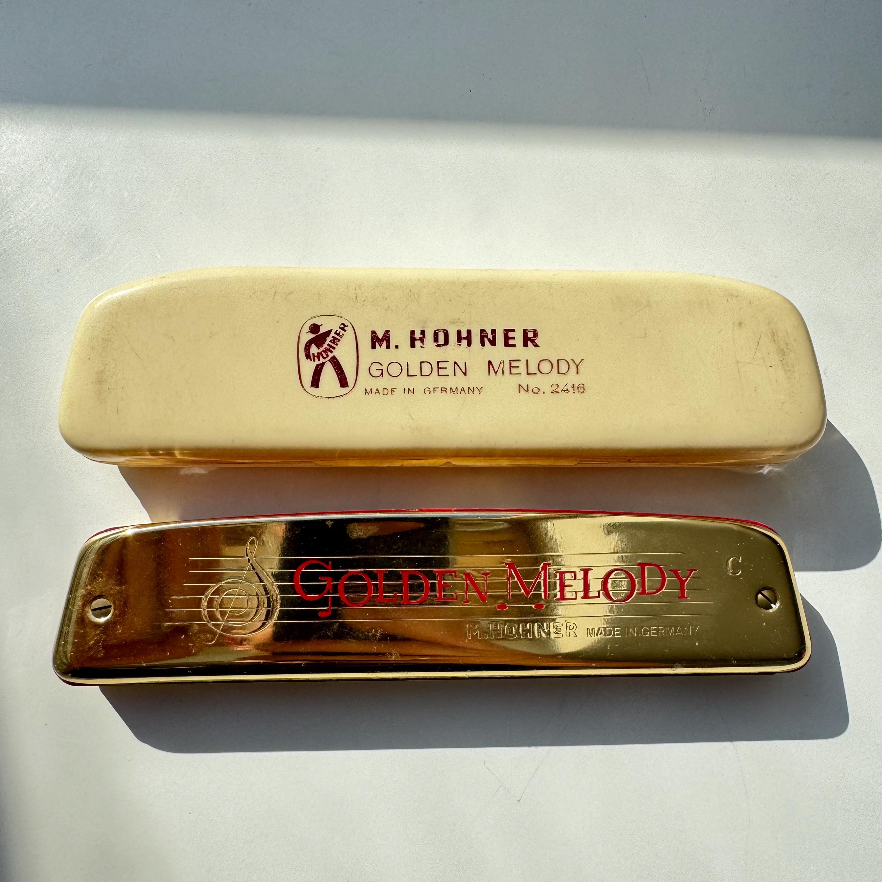 Vintage M. Horner Golden Melody Harmonica - Key of C, No. 2418 Vintage M. Horner Golden Melody Harmonica - Key of C, No. 2418
