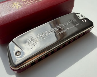 Vintage Hohner Echo Vamper Bell Metal Reed Harmonica - Key of G - Etsy