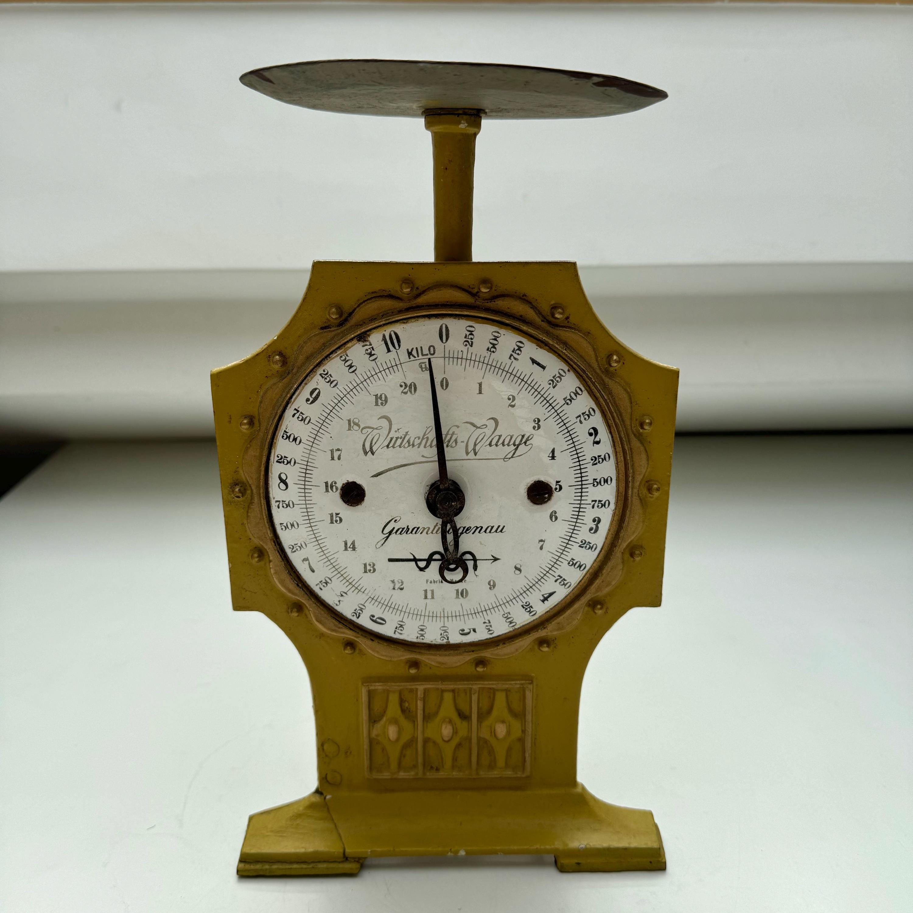 Antike Waage, Wirtschaftswaage, Vintage Küchenwaage, Deko (Gebraucht
