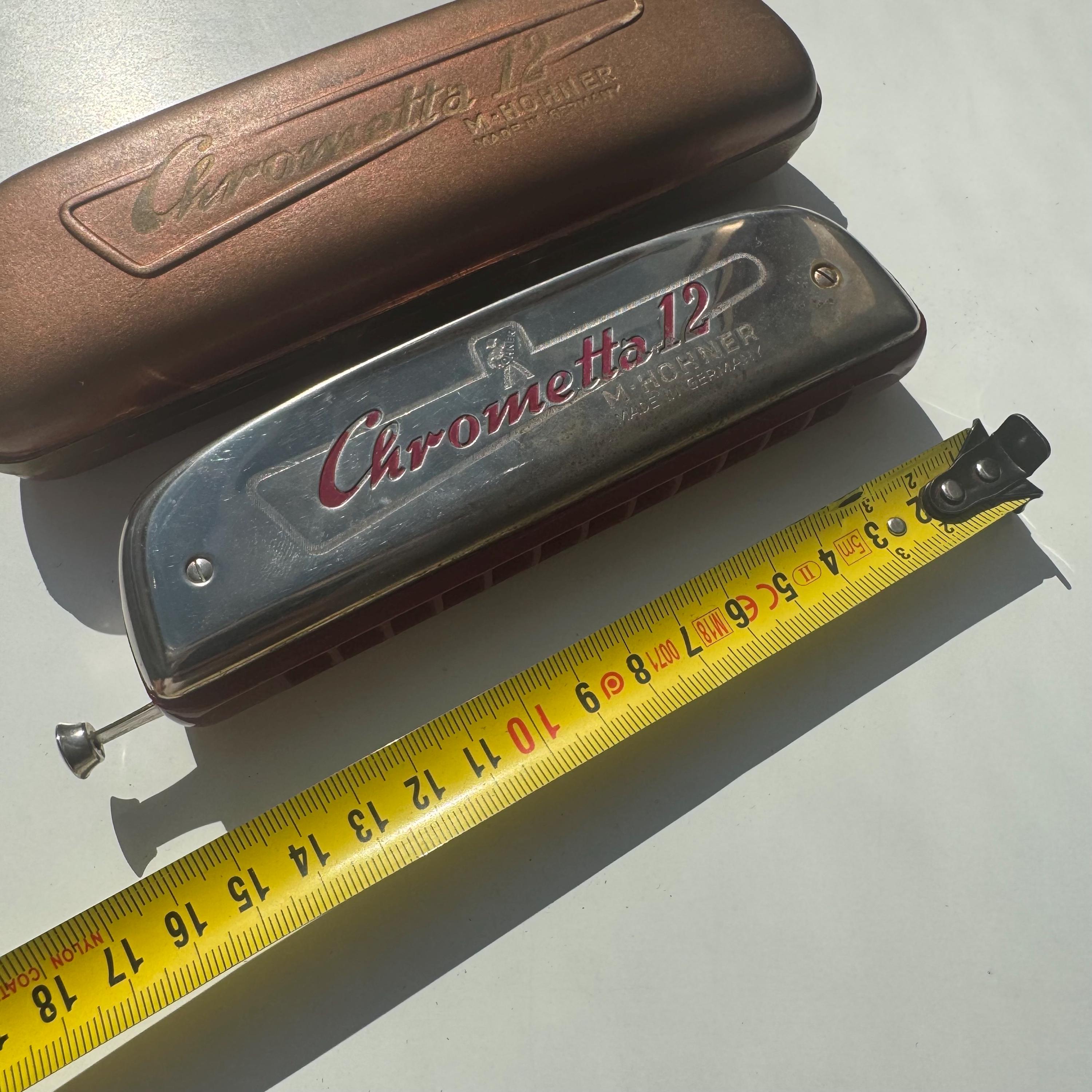 Vintage Hohner Chrometta 12 Harmonica - Key of C, Original Box - Etsy