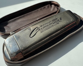 Vintage Hohner Echo Vamper Bell Metal Reed Harmonica - Key of G - Etsy