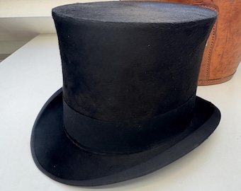 Vintage Tress & Co London Silk Top Hat Eaton - Etsy