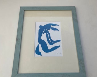 Impression encadrée d'Henri Matisse 52 : « Nu Bleu »