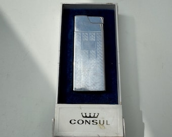 Zabytkowa zapalniczka Consul Swiss Gas M II