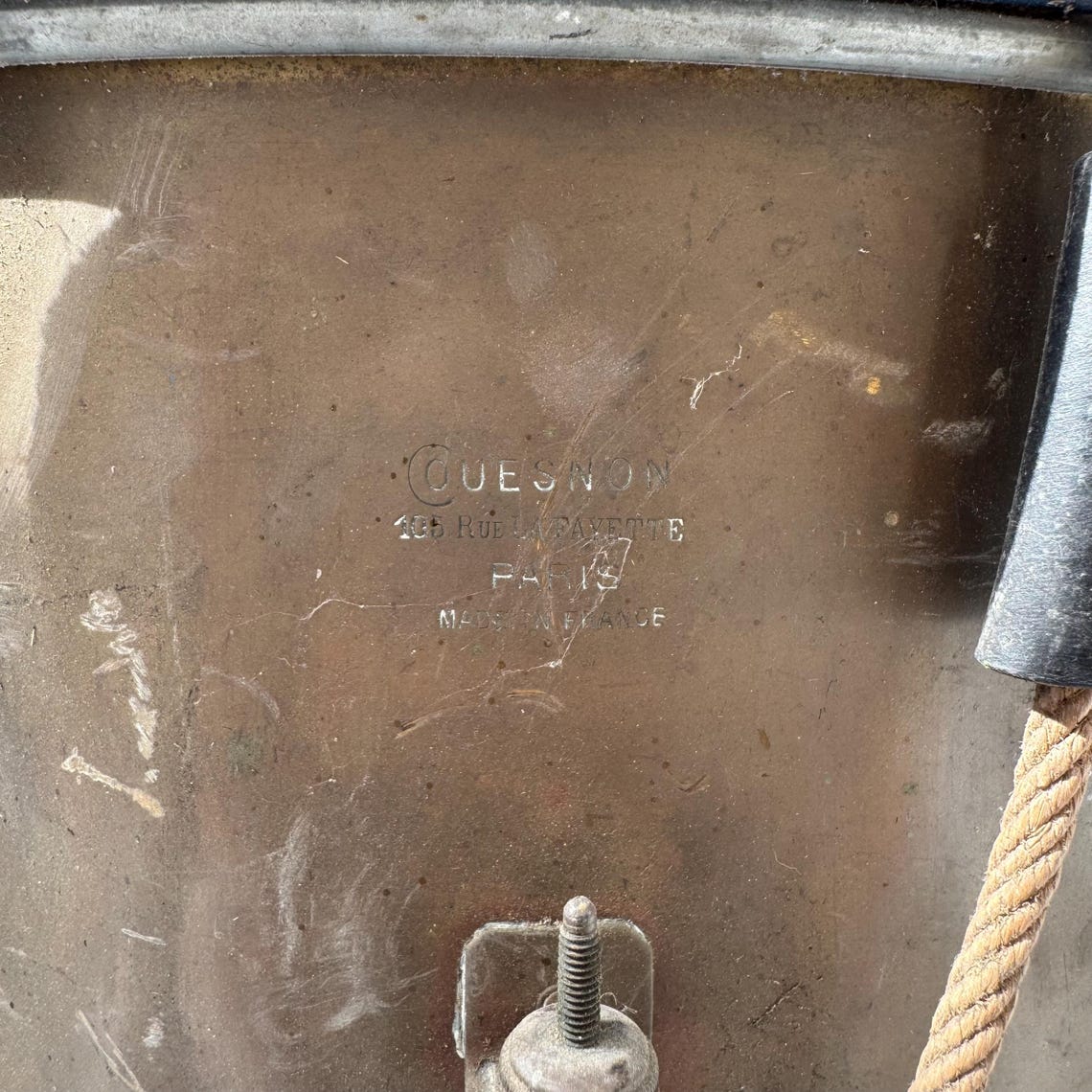 Vintage Copper Drum – Couesnon Paris, foto 2 di 5