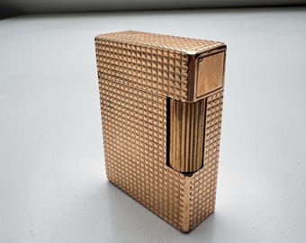 S. T. Dupont ライター - ライン2 - ブラウン中国製漆塗り - 金メッキ