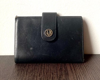 Christian Dior black leathers wallet