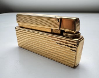 Vintage Rowenta Gold Toned Gas Lighter – Fully Functional