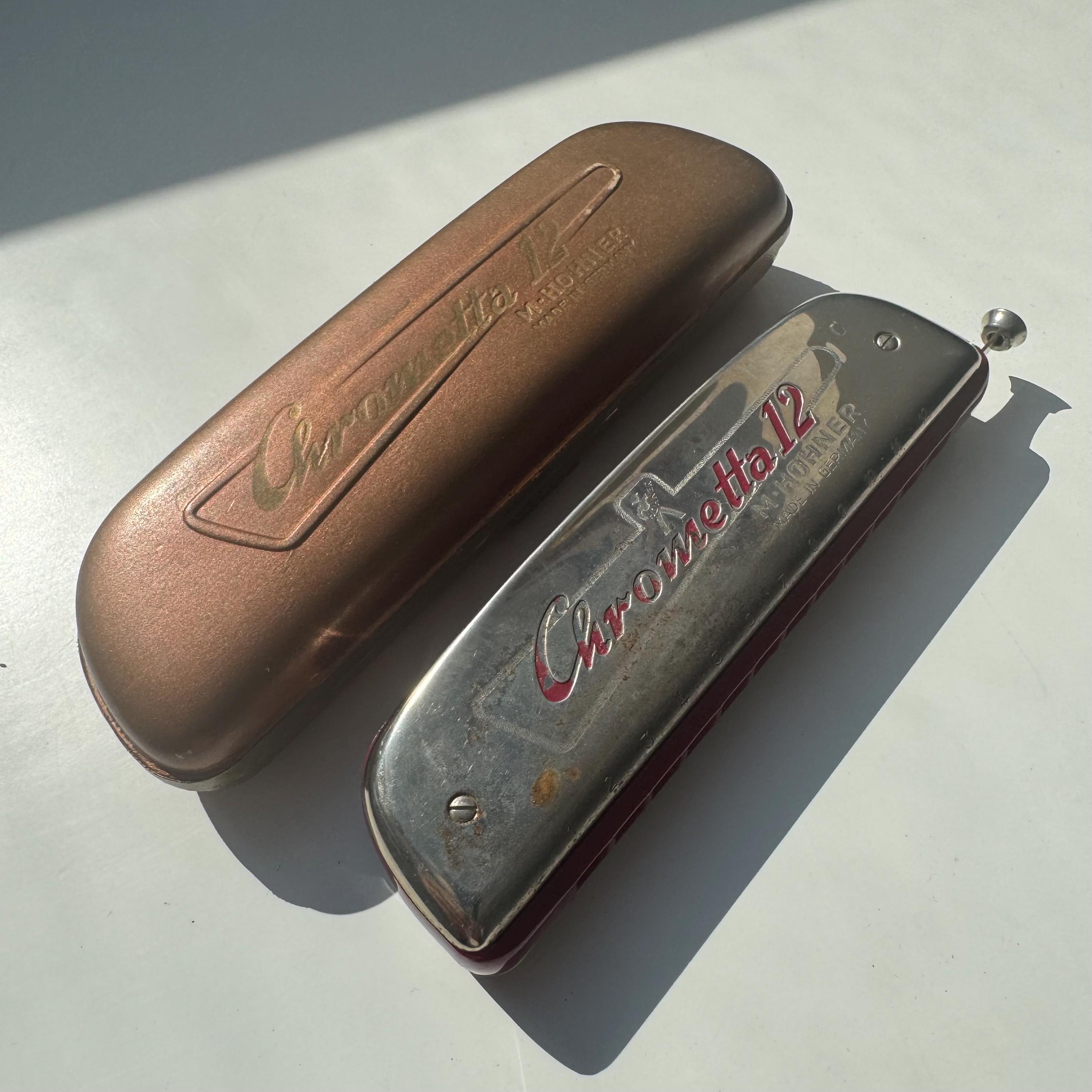 Vintage Hohner Chrometta 12 Harmonica - Key of C, Original Box - Etsy