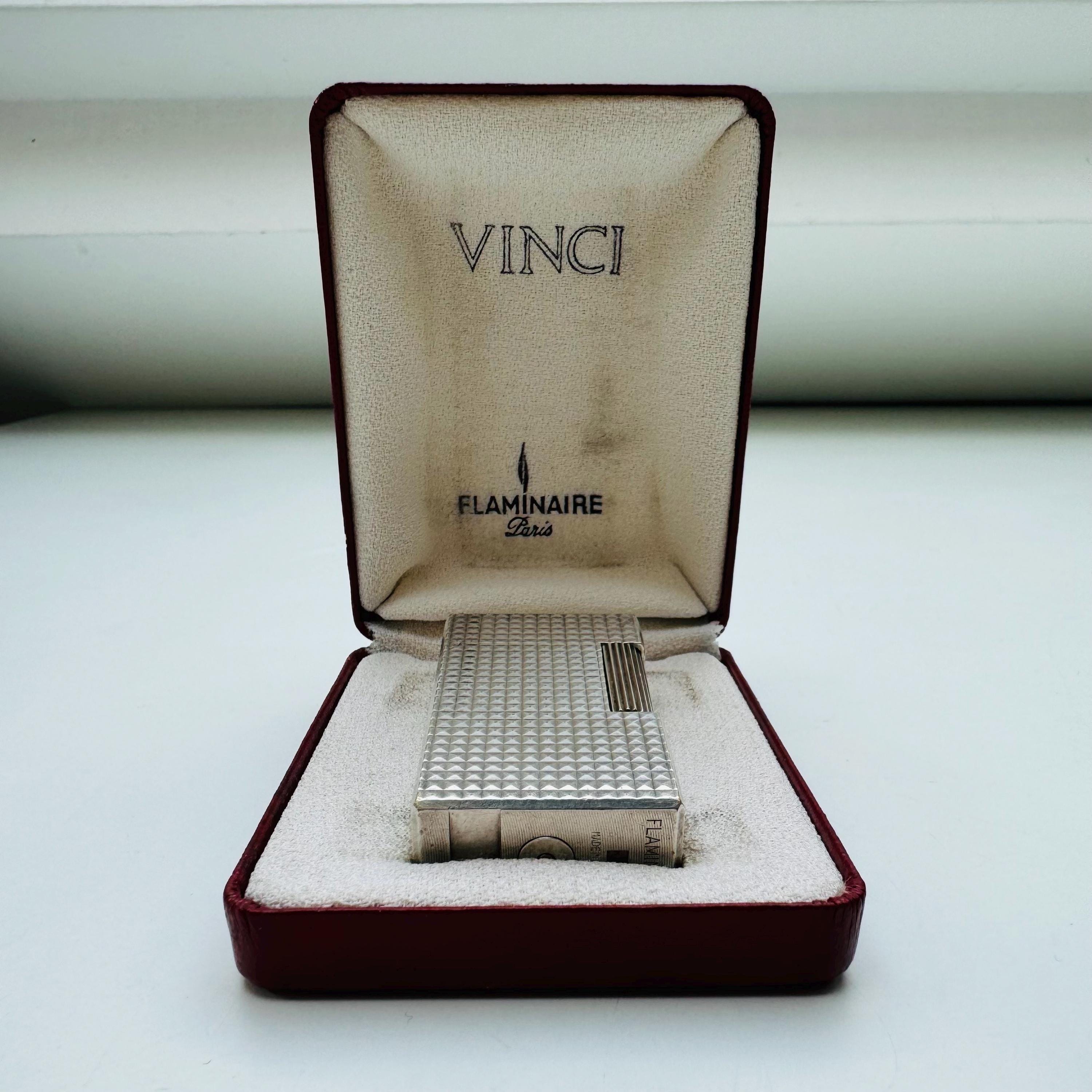 Vintage Vinci Flaminaire Silver Lighter – Made in France - Etsy