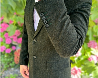 Green Jacket Tweed Men&#39;s