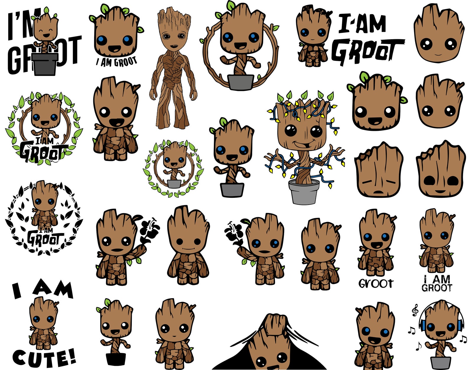 Groot Clips Groot PNG, Groot Clipart, Groot Clipart, Groot Tshirt, Groot Cup, Groot ...