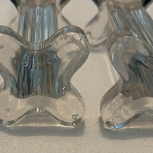 Set of 13 vintage French crystal knife rests