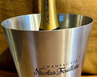 Cubo de champán francés Nicolas Feuillatte vintage