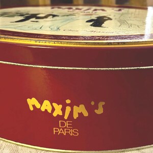 Vintage French Maxims De Paris Keepsake Oval Tin - Etsy