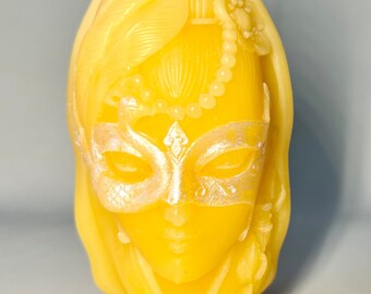 Beautiful Goddess candle 100% beeswax