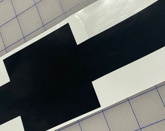 Chevy Silverado 1500 Grill Emblem Matte Black Vinyl Bowtie Emblem - Foto 4