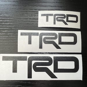 TRD Vinyl Decal for Truck Tacoma Tundra 4runner Camry Rav4 TJ FJ ...